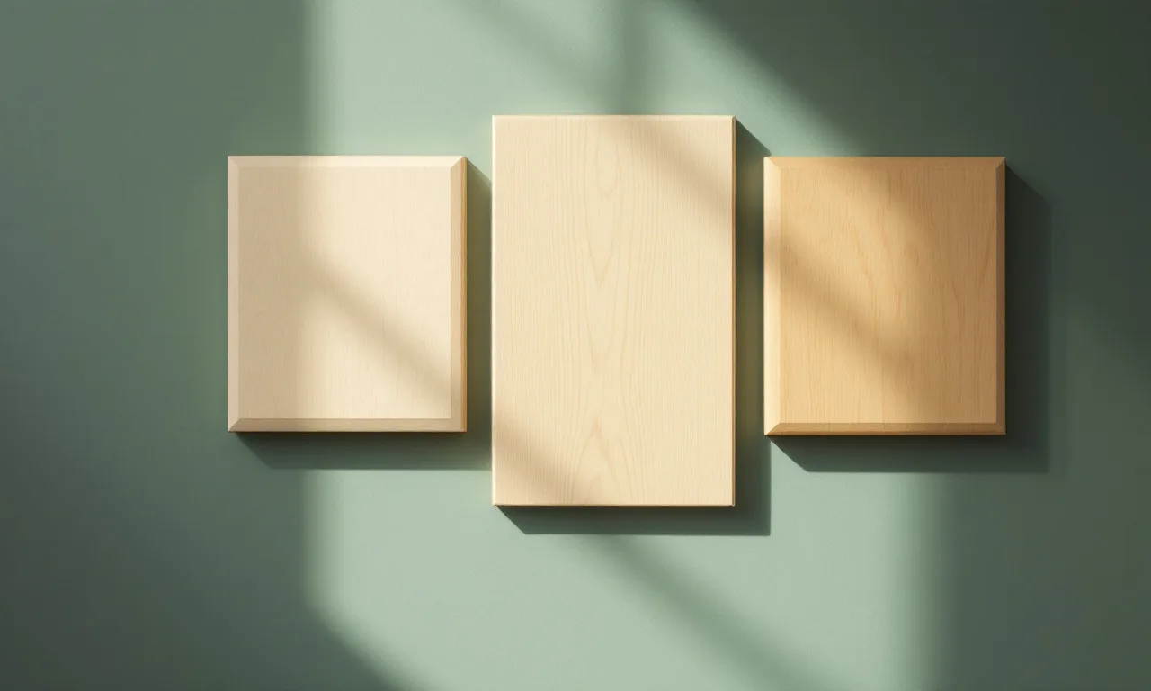 Pine finish samples