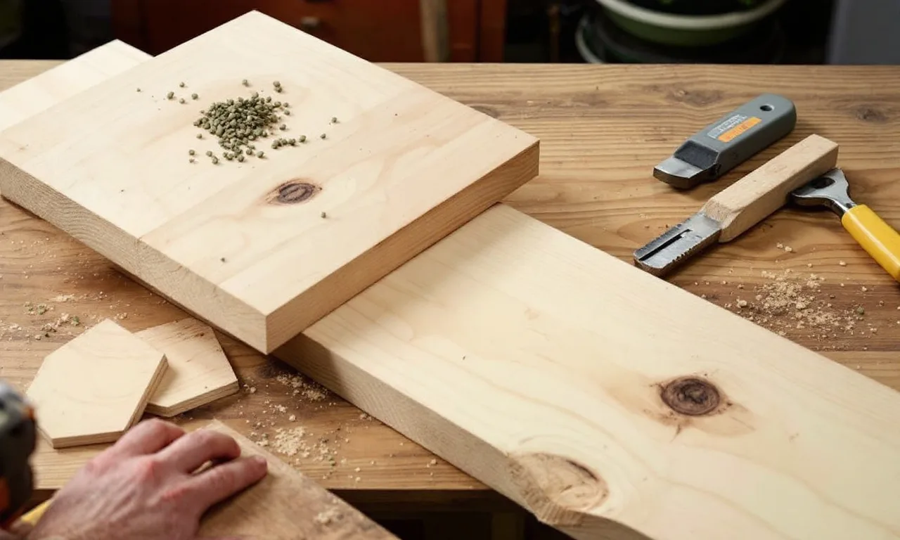 Wood and workshop materials illustrating what end grain tells you before the first cut